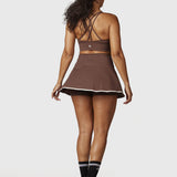 FALDA SKORT AGATHA CHOCOLATE