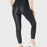 CALZA para MUJER HR ANKLE LEG EVA II BLACK SHINY