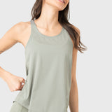 REMERA S/M TRAINING TANK GREEN