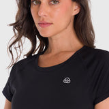 REMERA M/C T-SHIRT ROUND NECK BLACK