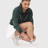 POLERON COURT HALF ZIP FANGO