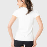 REMERA M/C T-SHIRT ROUND NECK WHITE