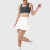 FALDA PLEATED SKORT WHITE