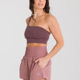 TOP  STRAPPY ONE SHOULDER HABANNO