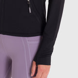 CHAQUETA 2ND LAYER FZIPPER BLACK