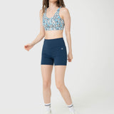 CALZA SHORT LEGG SARA DENIM BLUE