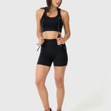 CALZA SHORT LEGG SARA BLACK