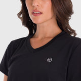 REMERA M/C V-NECK BLACK