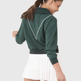 POLERON COURT HALF ZIP FANGO