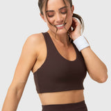TOP  BRA AURA DK CHOCOLATE