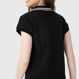 POLERA M/C HERITAGE POLO ALOE BLACK