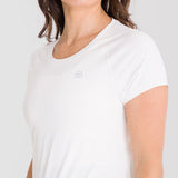 REMERA M/C T-SHIRT ROUND NECK WHITE