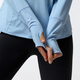 LS HALF ZIP REC
