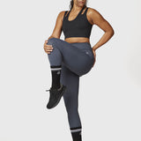 CALZA ANKLE EMMA ALOE STONE GRAY