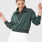 POLERON COURT HALF ZIP FANGO