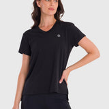 REMERA M/C V-NECK BLACK