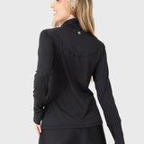PRIMERAS CAPAS LS HALF ZIP BLACK