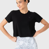 POLERA M/C BASIC T SHIRT ZIA II BLACK