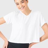 POLERA M/C BASIC T SHIRT ZIA II WHITE