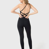 ENTERITO ONESHOULDER JUMPSUIT BLACK