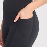 CALZA ANKLE LEGG ROSE BLACK