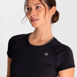 REMERA M/C T-SHIRT ROUND NECK BLACK