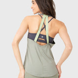 REMERA S/M TRAINING TANK GREEN