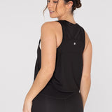 REMERA S/M VEST ZIA BLACK