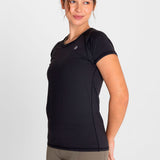 REMERA M/C T-SHIRT ROUND NECK BLACK