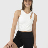 TOP  CROP DOMI WHITE