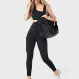 ENTERITO ONESHOULDER JUMPSUIT BLACK