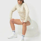 LS HALF ZIP REC
