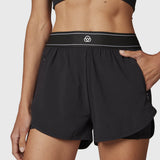 SHORT 2 IN 1 CLOE REC BLACK
