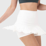 FALDA PLEATED SKORT WHITE