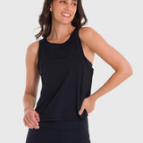 REMERA S/M VEST ZIA BLACK