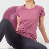 REMERA M/C T-SHIRT ROUND NECK OLD ROSE