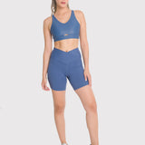 CALZA BIKER SHORT LIVIA SEA