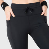 CALZA DRAWCORD LONG LEGG BLACK