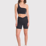 CALZA BIKER SHORT LIVIA BLACK