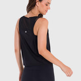 REMERA S/M VEST ZIA BLACK