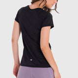 REMERA M/C T-SHIRT ROUND NECK BLACK