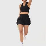 Set Cropped Woven