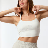 CROP BACKLESS ALOE