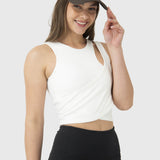 TOP  CROP DOMI WHITE