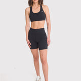 CALZA SHORT LEGG ROSE BLACK