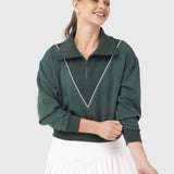 POLERON COURT HALF ZIP FANGO